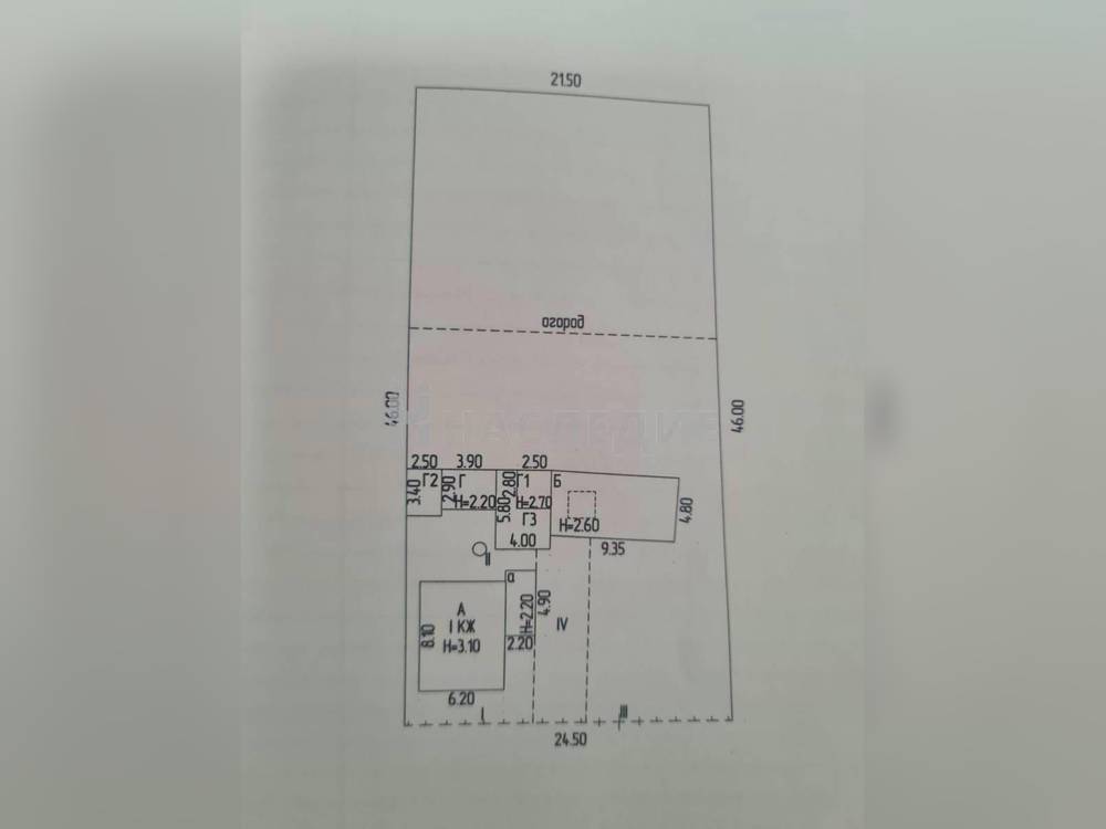 Шлакоблок 1-этажный дом 101.2 м2 на участке 12.82 сот. ул. Тельмана - фото 19