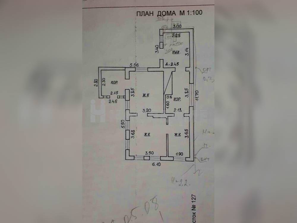 1-этажный дом 55 м2 на участке 7.5 сот. ул. Заполотняная - фото 8